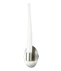 Mantra M1693 Estalacta Wall Light 1 Light GU10 Indoor/Outdoor, Silver/Opal White