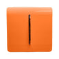 Trendi Artistic Modern Glossy Tactile Auto Retractive Door Bell Switch Orange