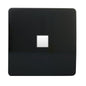 Trendi Artistic Modern Glossy Tactile Telephone Socket Black ART-TLPBK