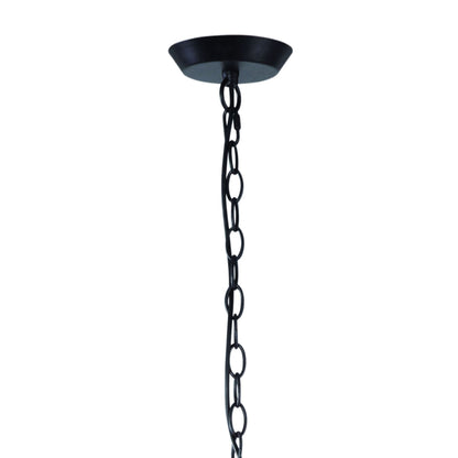 Mantra M5210 Argi Pendant 6 Light E27 with Taupe Shades Brown Oxide