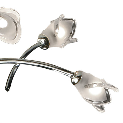 Mantra Pietra 70cm Pendant 3 Arm 6 Light G9, Polished Chrome