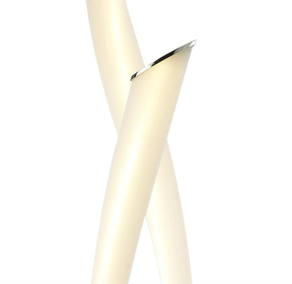 Mantra Armonia 2 Light Table Lamp, 18W LED, 3000K, 1350lm, Polished Chrome/Frosted Acrylic, 3yrs Warranty