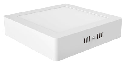 Techtouch Intego SM Ecovision Intego Surface Mounted Ecovision, 210mm, Square, 18W LED, Pure White, 6400K, 1500lm, 120°, White Frame, Inc. Driver, 2yrs Warranty