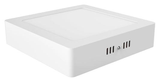 Techtouch Intego SM Ecovision Intego Surface Mounted Ecovision, 210mm, Square, 18W LED, Pure White, 6400K, 1500lm, 120°, White Frame, Inc. Driver, 2yrs Warranty