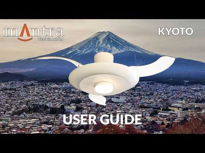 Kyoto 52cm 20W LED Dimmable Ceiling Light With Built-In 30W DC Fan, 3000-5000K Remote Control, 3600lm, White, 5yrs Warranty